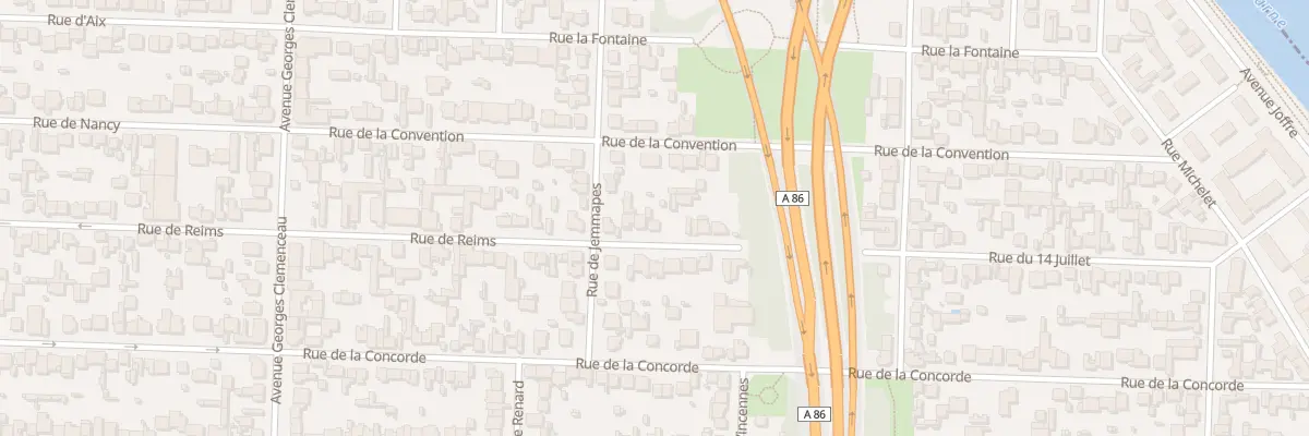 Plan du 97 Rue de Reims à Maisons-Alfort
