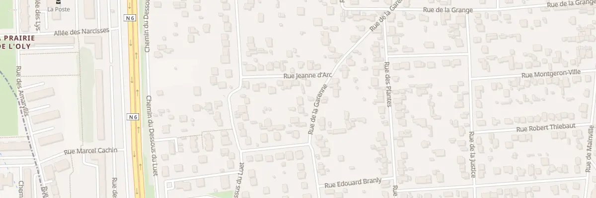 Plan du 32 Rue de la Garenne à Montgeron