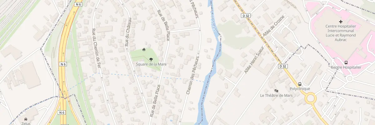 Plan du 60 Che des Pêcheurs à Villeneuve-Saint-Georges