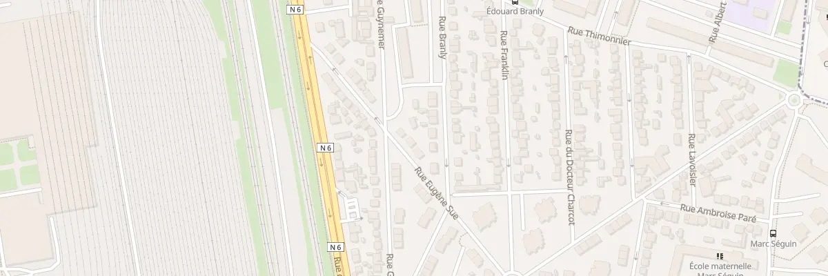 Plan du 10 Rue Eugène Sue à Villeneuve-Saint-Georges