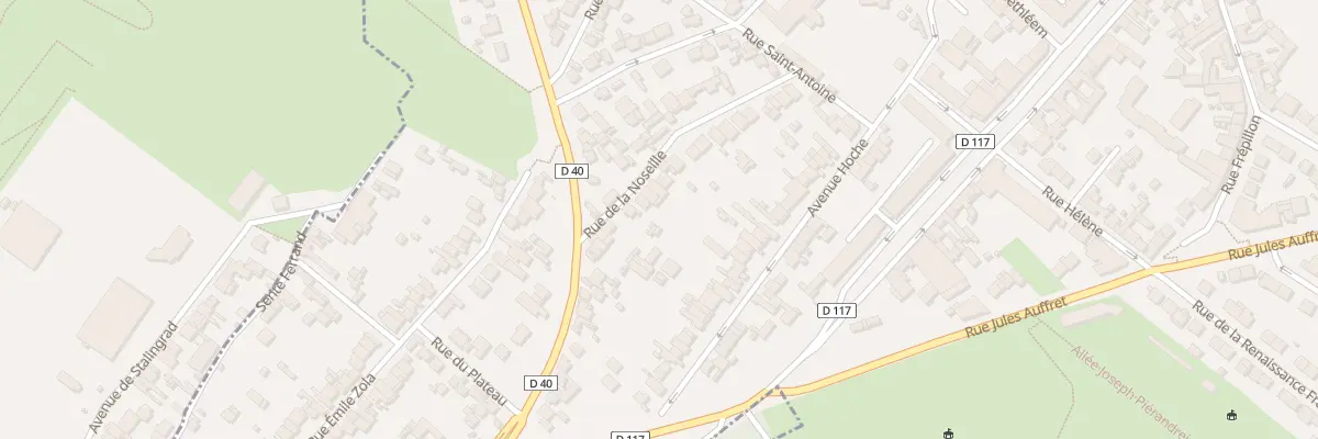 Plan du 33 Rue de la Noseille à Noisy-le-Sec
