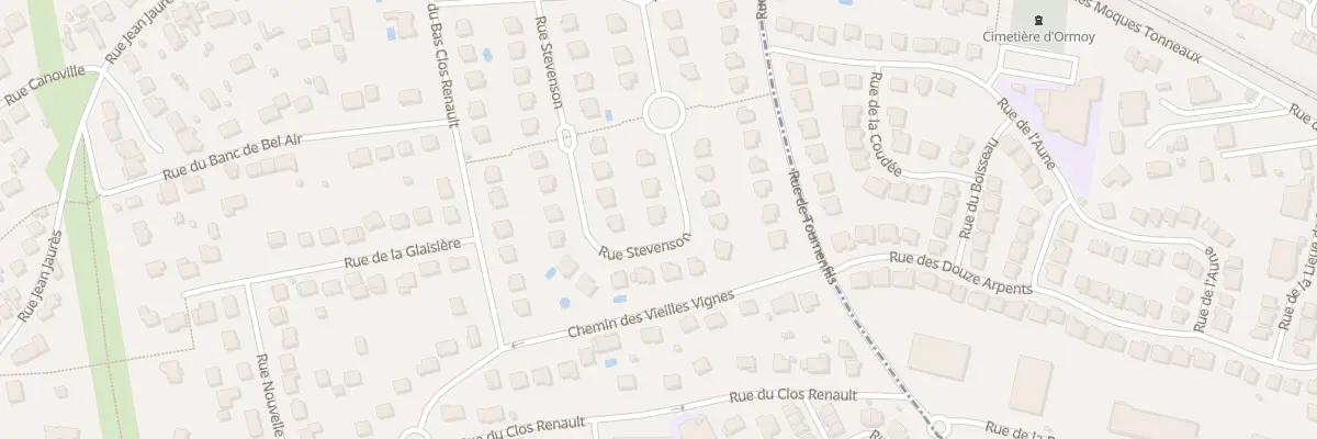 Plan du 17 Rue Stevenson à Mennecy