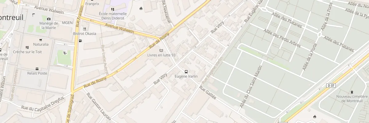Plan du 36 Rue Vitry à Montreuil