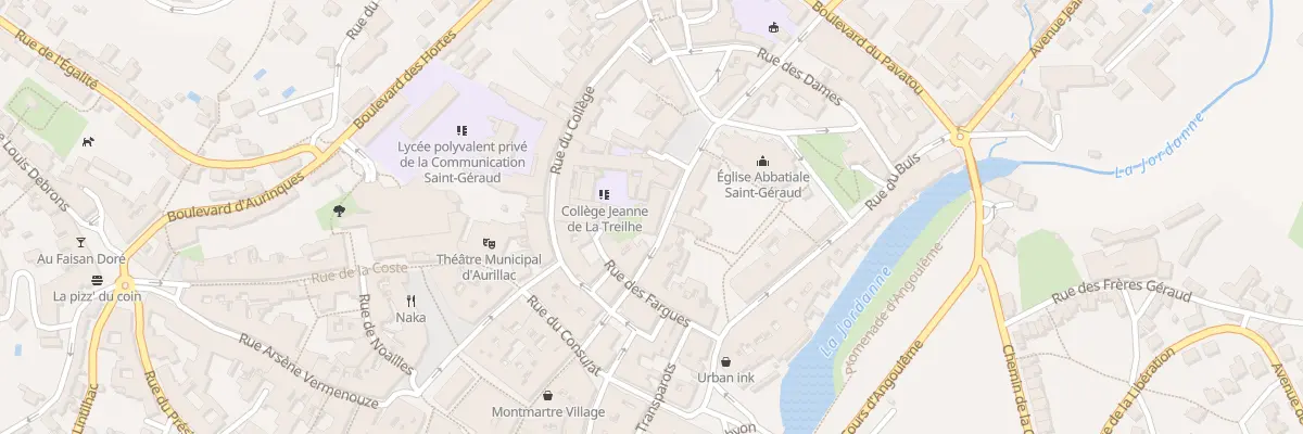 Plan du 27 Rue du Monastere à Aurillac