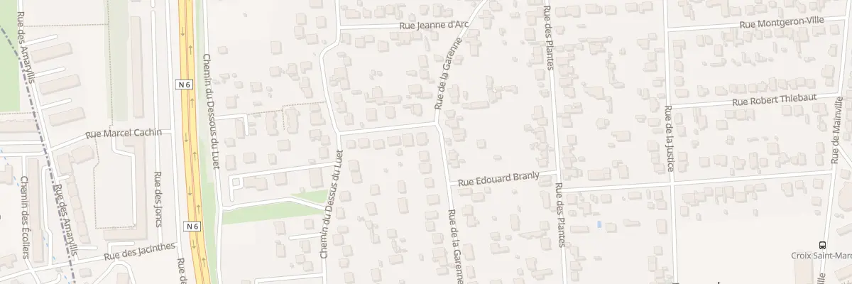 Plan du 42 Rue de la Garenne à Montgeron
