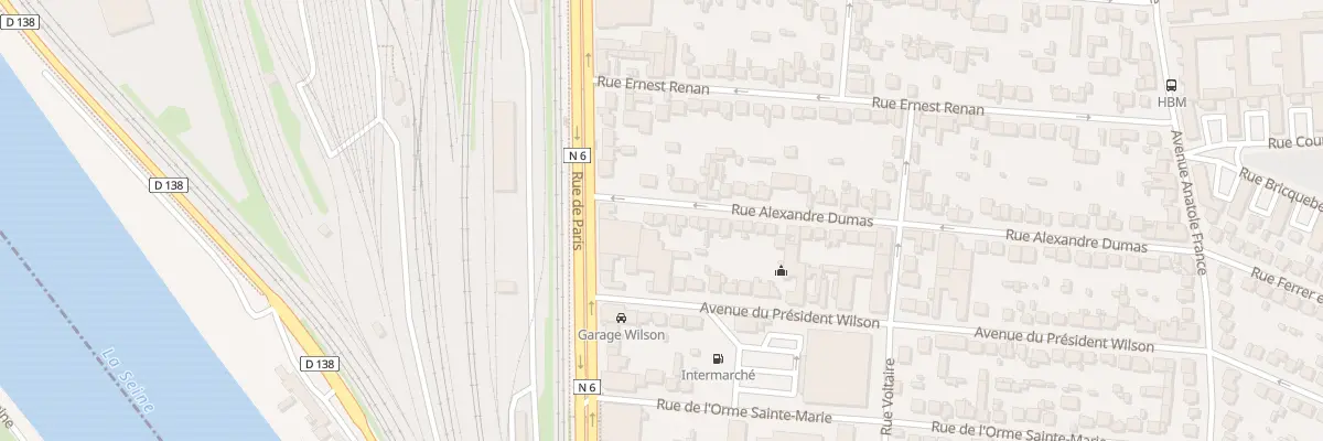 Plan du 4 Rue Alexandre Dumas à Villeneuve-Saint-Georges