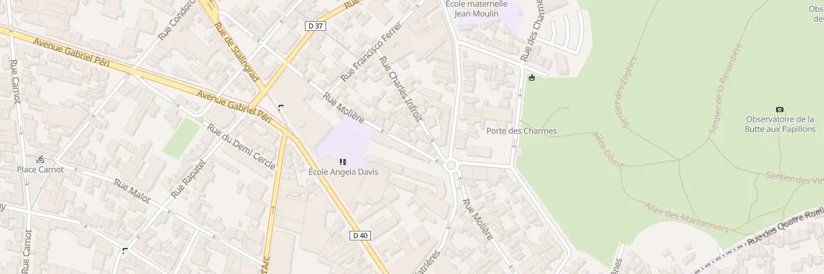 Plan du 87 Rue Molière à Montreuil