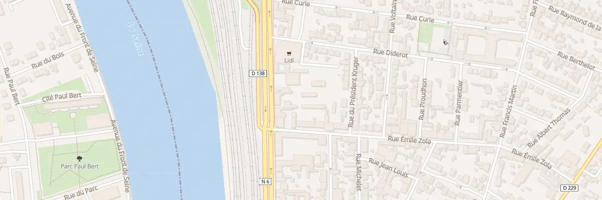 Plan du 158 Rue de Paris à Villeneuve-Saint-Georges