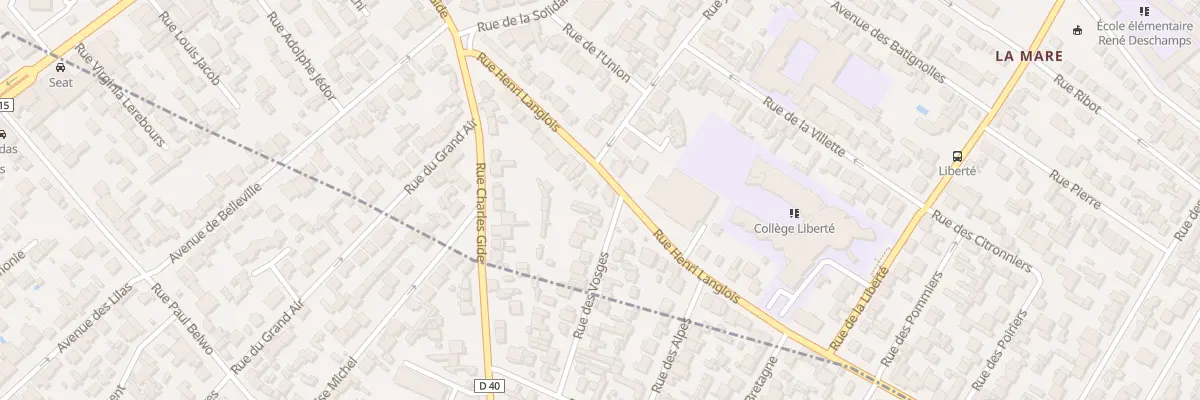 Plan du 26 Rue Henri Langlois à Drancy