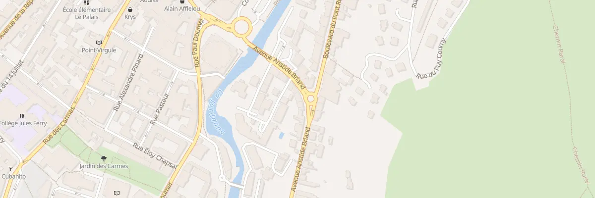 Plan du 12 Av Aristide Briand à Aurillac