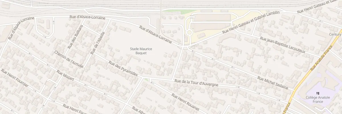 Plan du 60 Rue Sedaine à Drancy