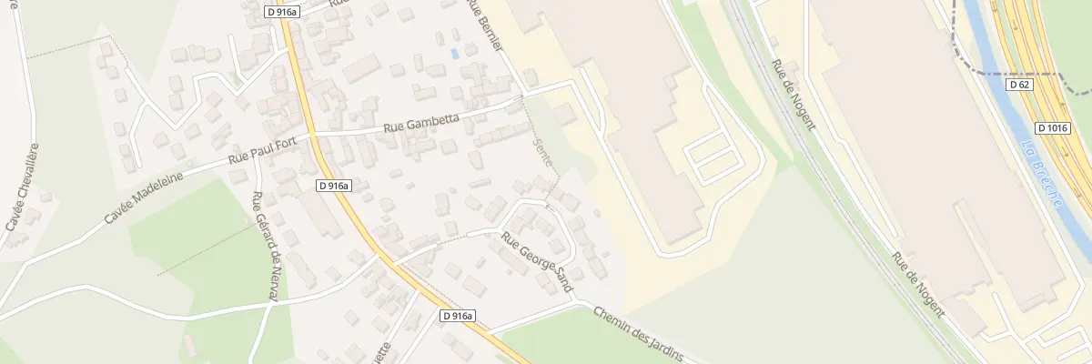 Plan du 16 Rue George Sand à Laigneville