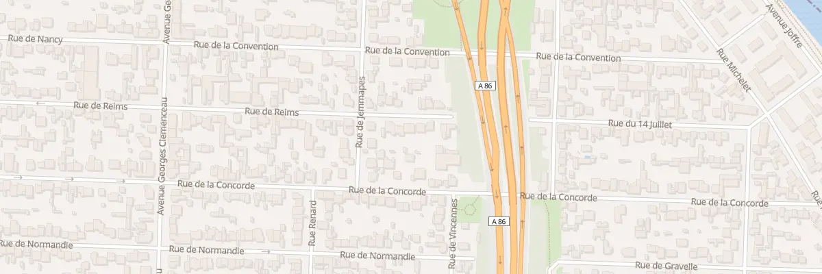 Plan du 104 Rue de Reims à Maisons-Alfort