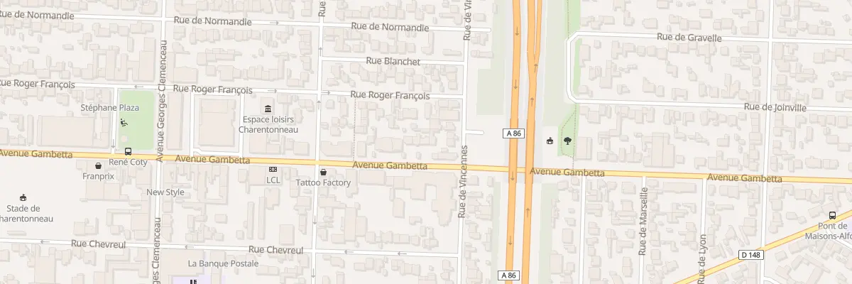 Plan du 131 Av Gambetta à Maisons-Alfort