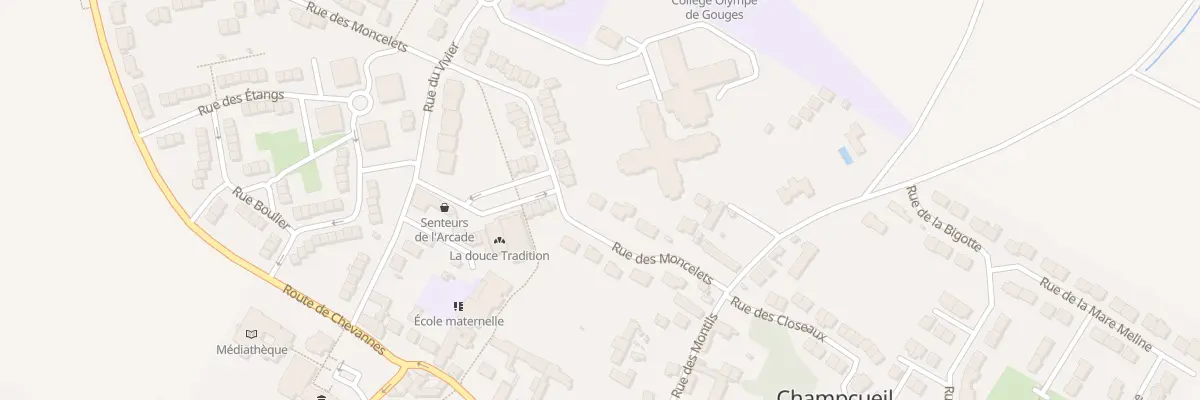 Plan du 49 Rue des Montcelets à Champcueil