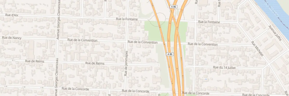 Plan du 40 Rue de la Convention à Maisons-Alfort