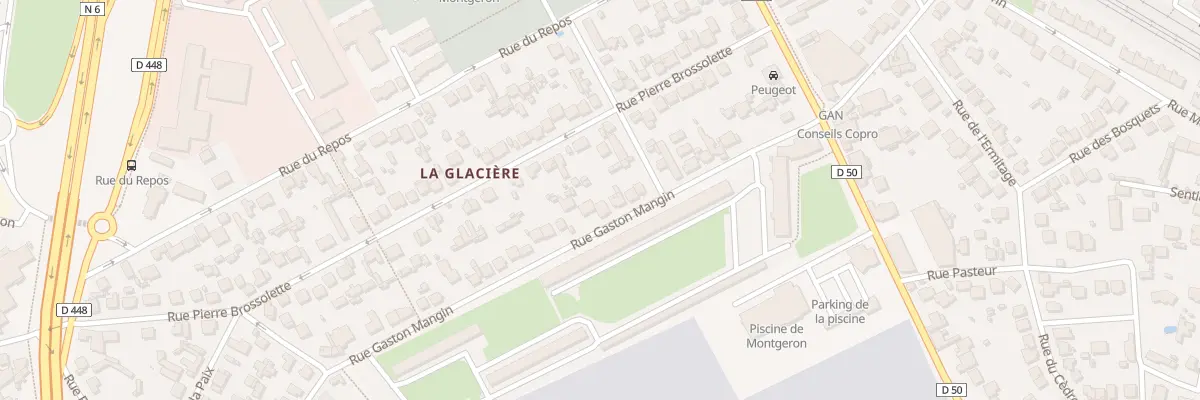 Plan du 43 Rue Gaston Mangin à Montgeron