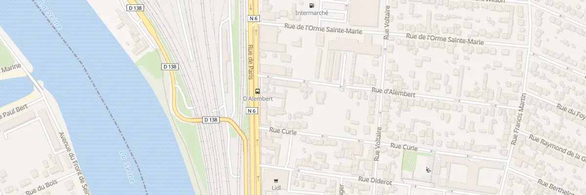 Plan du 6 Rue d’Alembert à Villeneuve-Saint-Georges