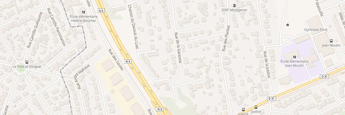 Plan du 110 Rue de la Garenne à Montgeron
