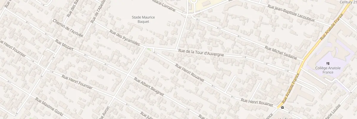 Plan du 54 Rue Henri Rouanet à Drancy