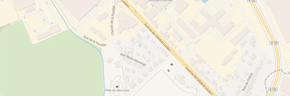 Plan du 10 Rue Gabriel Desprat à Aurillac