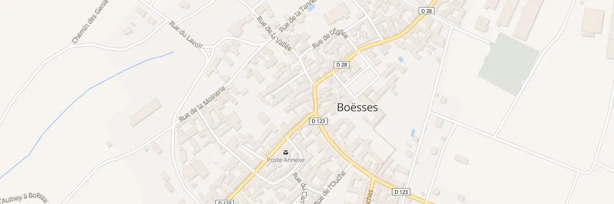 Plan du 2 Rue des Déportés à Boësses