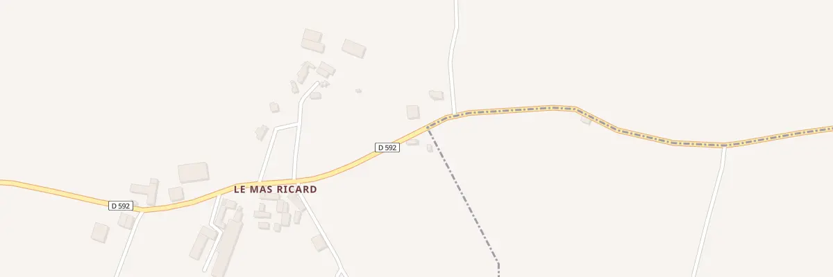 Plan du 5031 Le Mas Ricard à Meljac