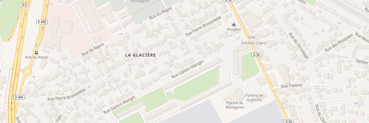 Plan du 45 Rue Gaston Mangin à Montgeron