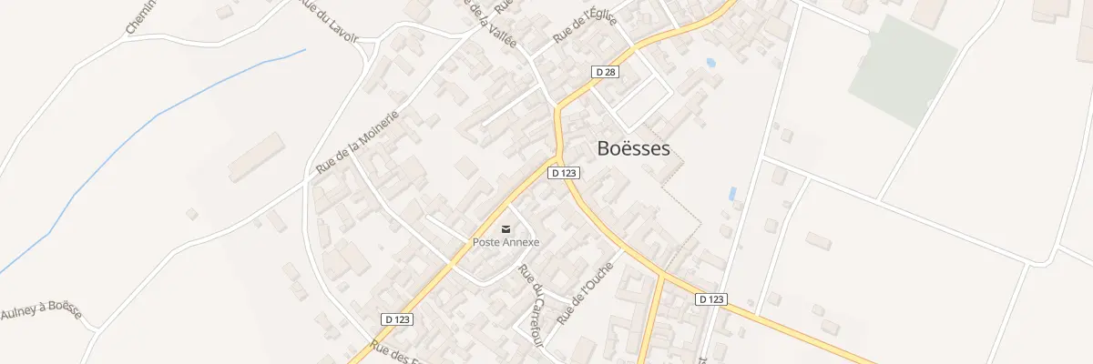 Plan du 1B Rue des Déportés à Boësses