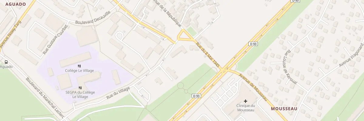 Plan du 1 Rue du Village à Évry-Courcouronnes