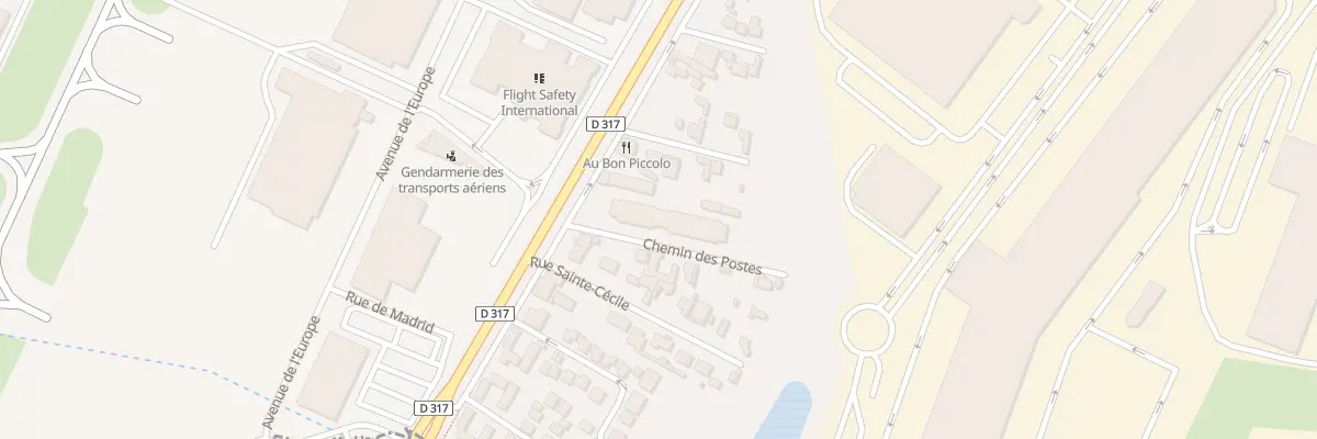 Plan du 4 Che des Postes à Bonneuil-en-France