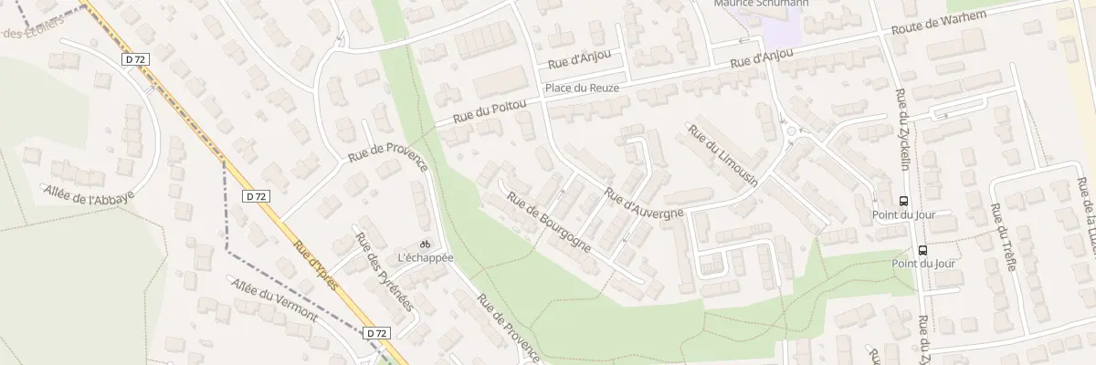 Plan du 57 Rue de Bourgogne à Hoymille