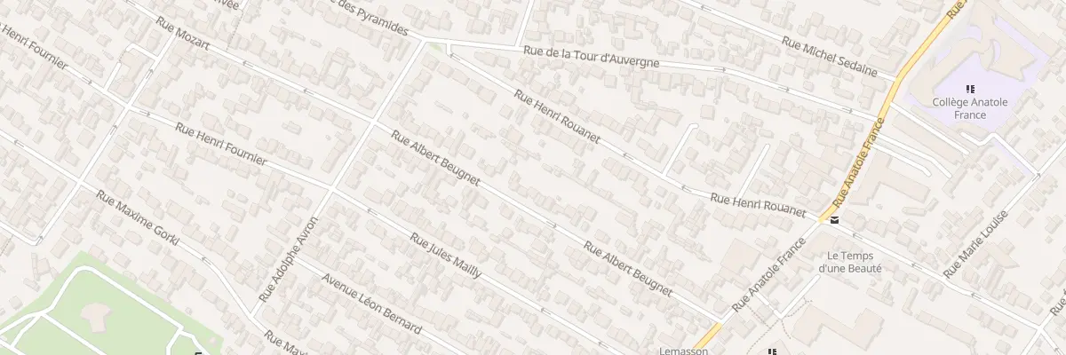Plan du 44 Rue Albert Beugnet à Drancy