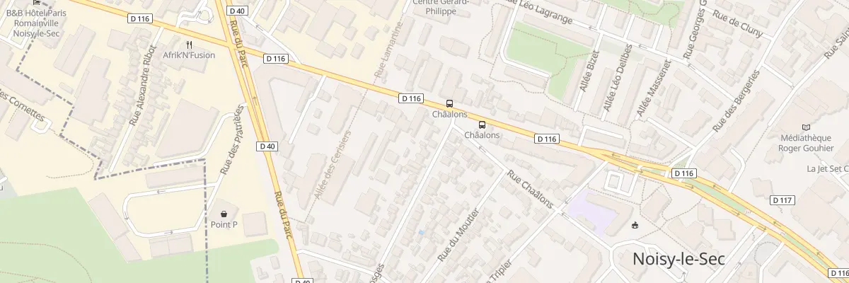 Plan du 4 Rue des Vosges à Noisy-le-Sec