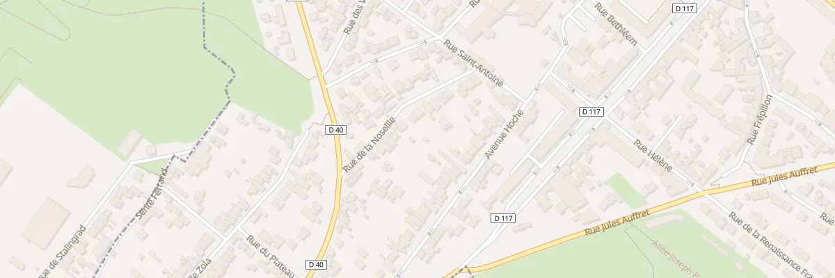 Plan du 23 Rue de la Noseille à Noisy-le-Sec