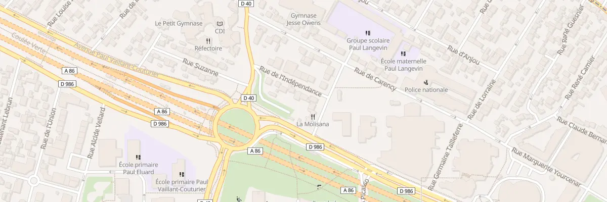 Plan du 16 Rue de l’Indépendance à Bobigny