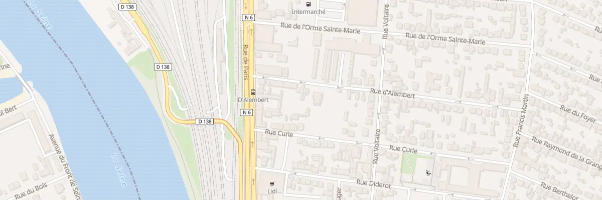Plan du 10 Rue d’Alembert à Villeneuve-Saint-Georges