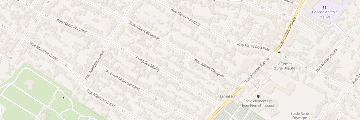 Plan du 37 Rue Albert Beugnet à Drancy