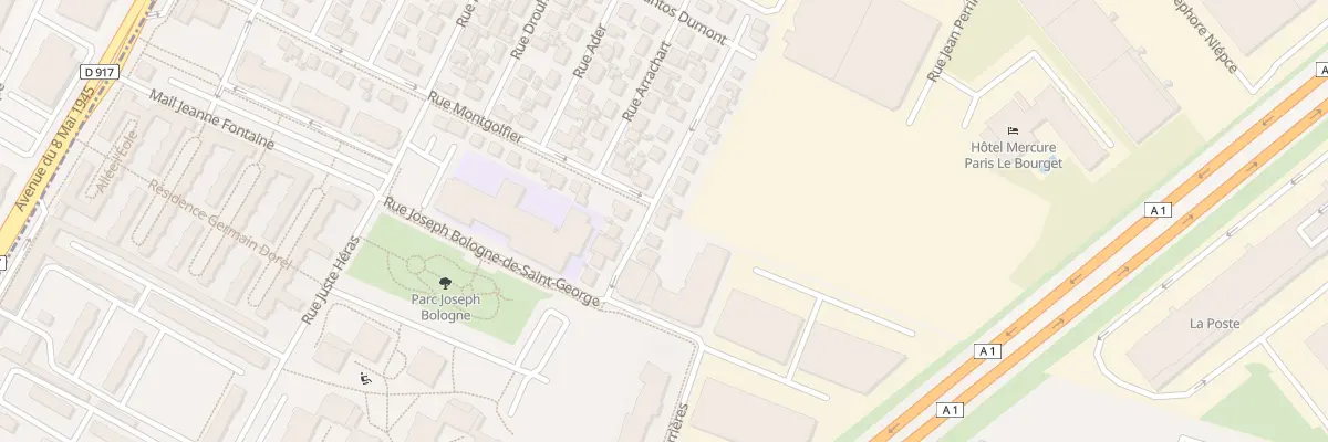 Plan du 14 Rue Joseph le Brix au Blanc-Mesnil