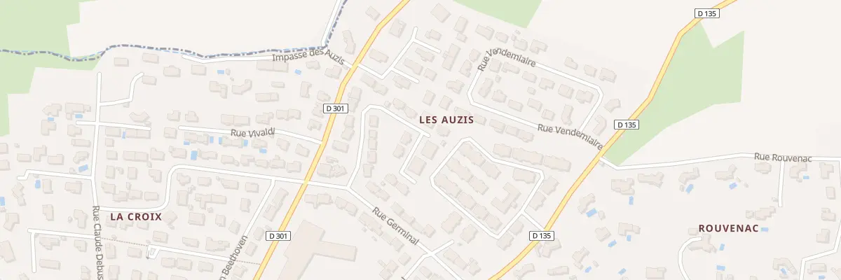 Plan des Auzis-Sud à Trèbes