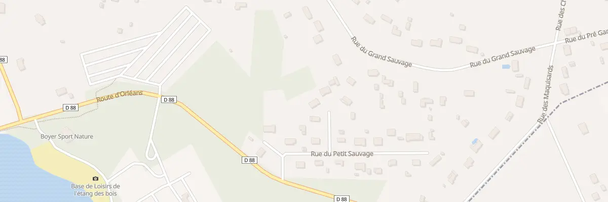 Plan du 7 Rue du Petit Sauvage à Vieilles-Maisons-sur-Joudry