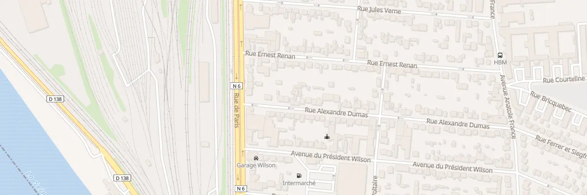 Plan du 3 Rue Alexandre Dumas à Villeneuve-Saint-Georges