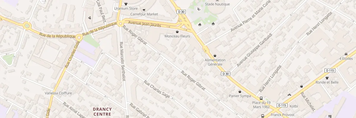 Plan du 35 Rue Roger Gibrat à Drancy
