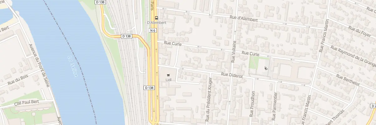 Plan du 7 Rue Diderot à Villeneuve-Saint-Georges