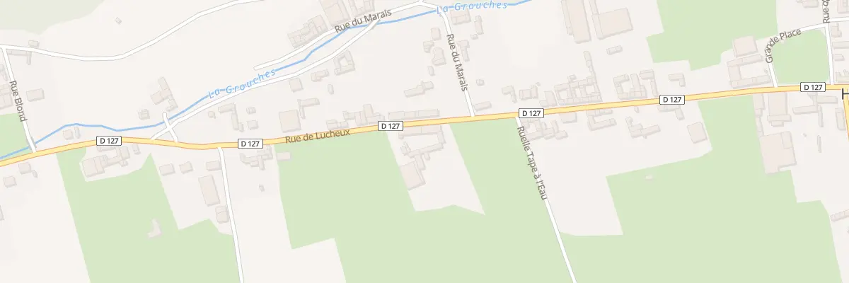 Plan du 14 Rue de Lucheux à Humbercourt