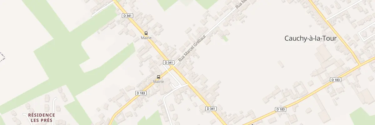 Plan du 2 Rue Marcel Grebaut à Cauchy-à-la-Tour
