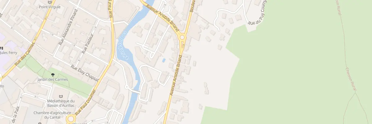 Plan du 13 Av Aristide Briand à Aurillac