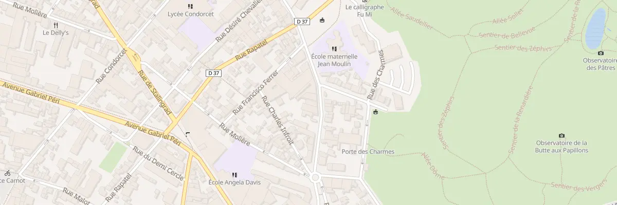 Plan du 86B Rue Gaston Lauriau à Montreuil