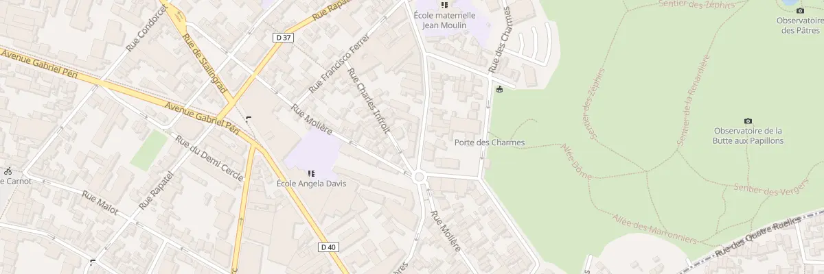 Plan du 96B Rue Gaston Lauriau à Montreuil