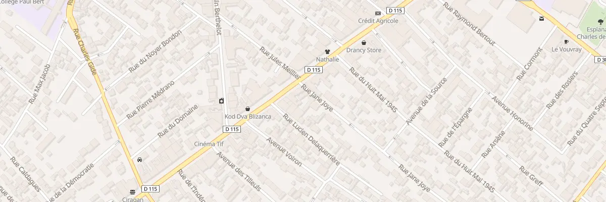 Plan du 80 Av Henri Barbusse à Drancy